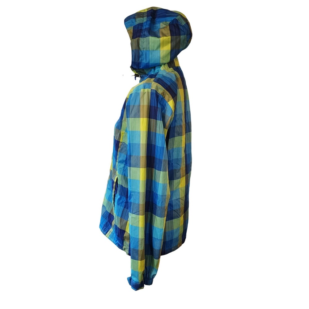 Columbia Women's Plaid Light Weight Windbreaker Waterproof Jacket Size Small - Picture 2 of 5
